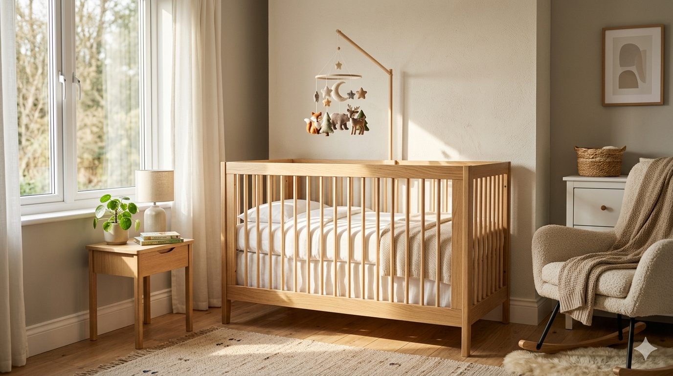 Babybett und Beistellbett