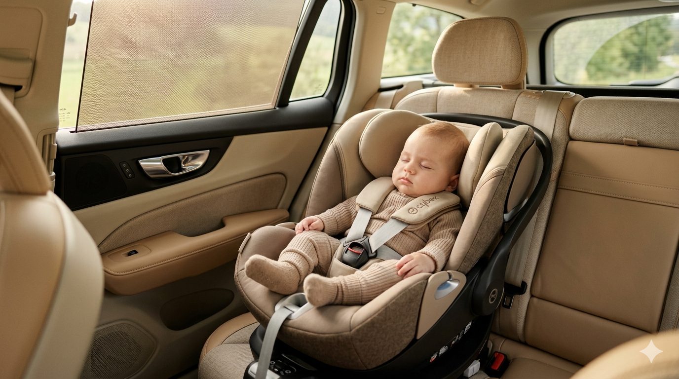 Babyschale im Auto
